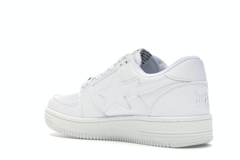 BAPE STA Low White
