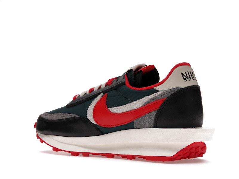 Nike LD Waffle sacai Undercover Midnight Spruce University Red