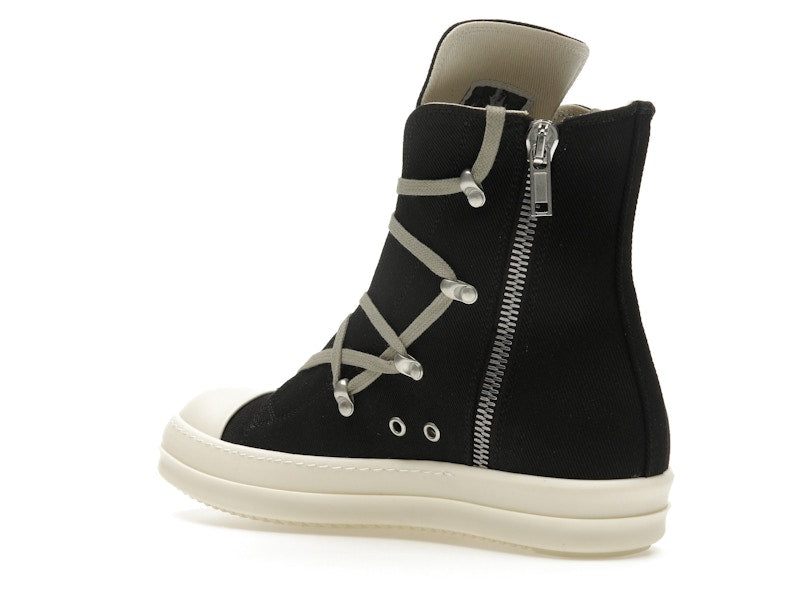 Rick Owens Porterville DRKSHDW Hexa High Black Milk
