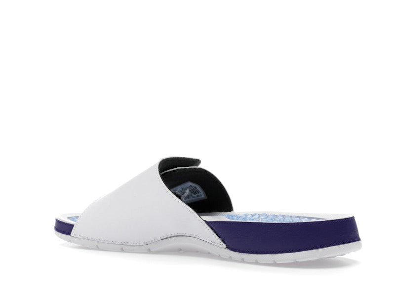 Jordan Hydro 5 Retro Slide White New Emerald Grape Ice Black