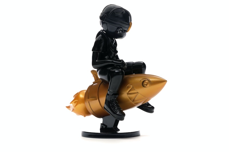Hebru Brantley x Billionaire Boys Club x Bait Beyond The Beyond Fly Boy Figure 9 Inches Black/Gold