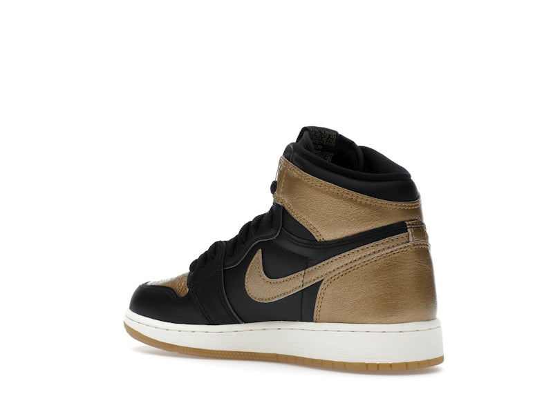 Jordan 1 Retro High OG Black Metallic Gold (GS)