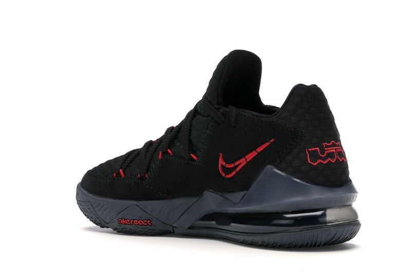 Nike LeBron 17 Low Black Red Dark Grey