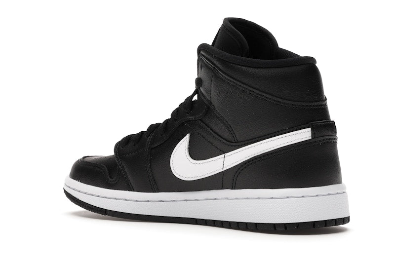 Jordan 1 Mid Black White (Women's)