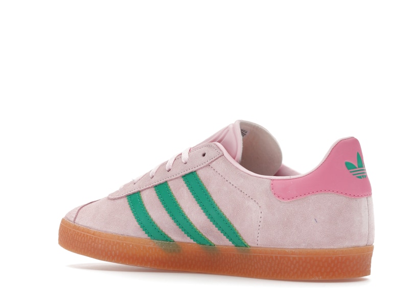 adidas Gazelle Clear Pink Court Green (GS)