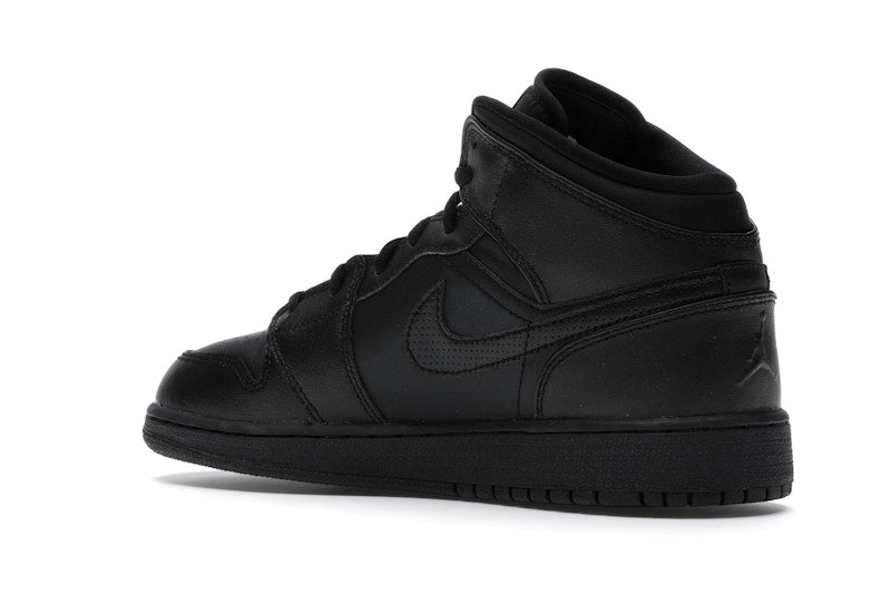 Jordan 1 Retro Mid Black (2016) (GS)