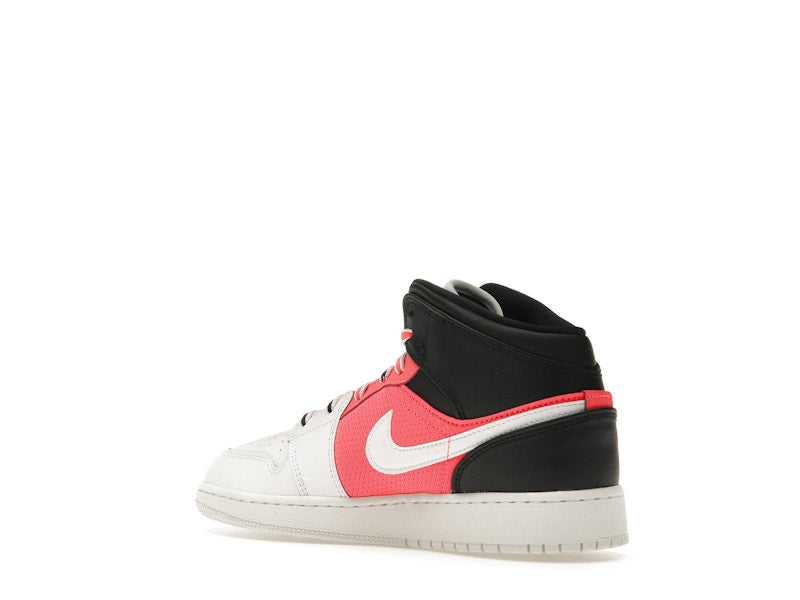 Jordan 1 Mid SE White Black Infrared (GS)