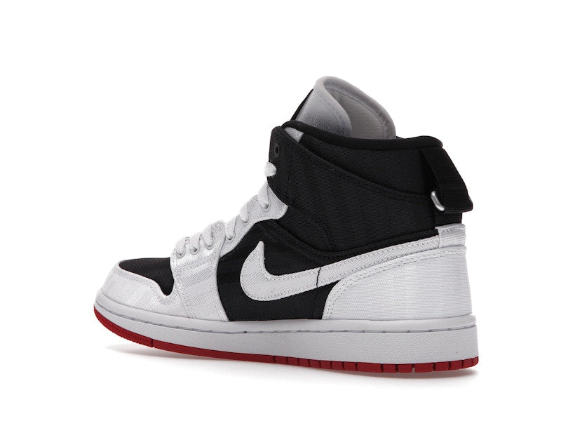 Jordan 1 Mid SE Utility Canvas White Black Gym Red (Women's)