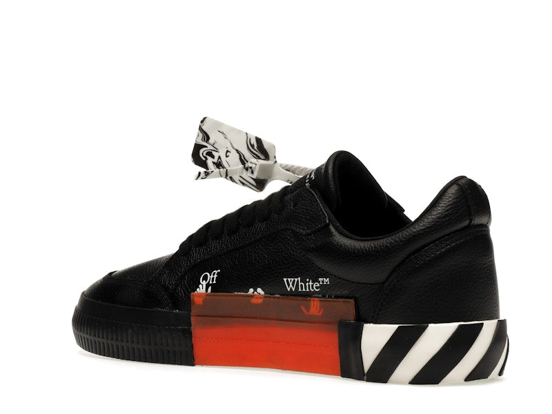 OFF-WHITE Vulc Low Leather Black White FW21