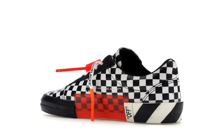 OFF-WHITE Vulc Low Checkered Black White