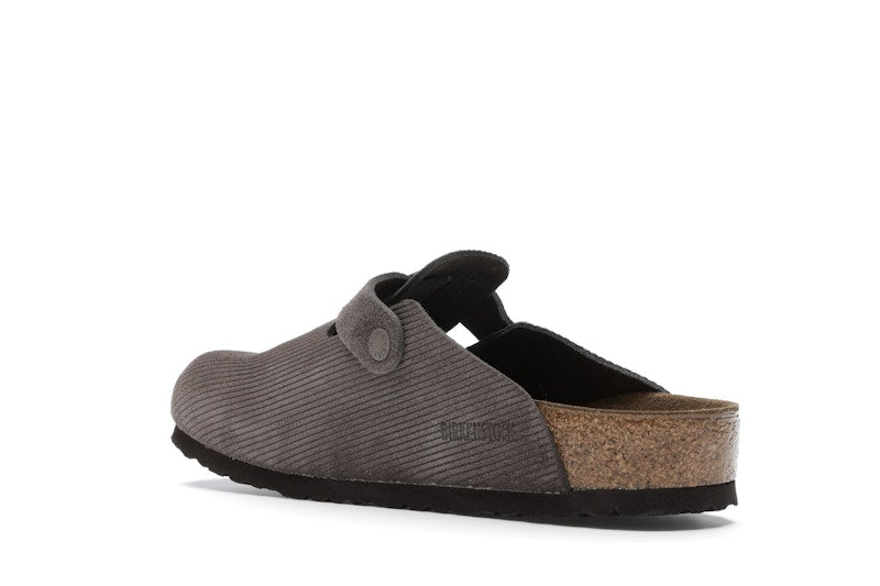 Birkenstock Boston Clogs Stussy Anthracite