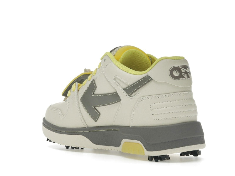 OFF-WHITE Out Of Office OOO Low Tops Golf Paris Hilinski Gray Yellow