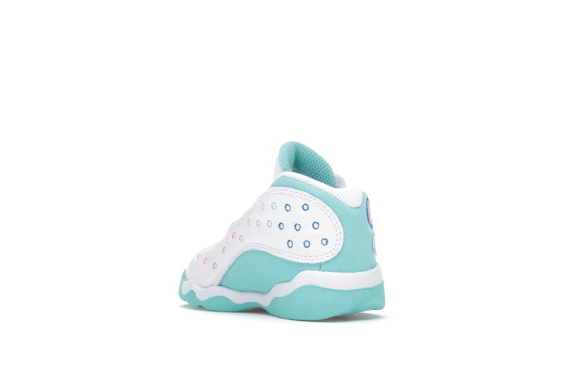 Jordan 13 Retro White Soar Green Pink (TD)