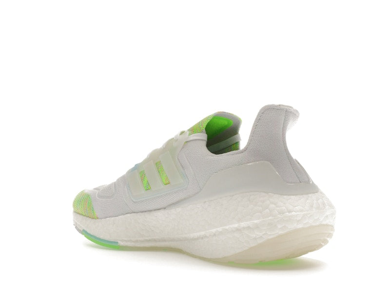 adidas Ultra Boost 22 White Bliss Blue Solar Green