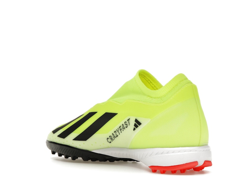 adidas Crazyfast League Laceless Turf Team Solar Yellow Core Black Cloud White