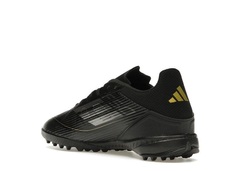 adidas F50 League Turf Core Black Iron Metallic Gold Metallic