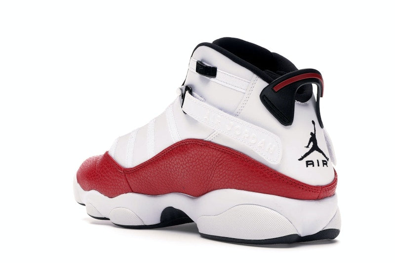 Jordan 6 Rings White University Red