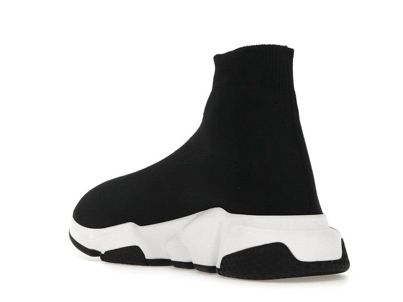 Balenciaga Speed Graffiti Trainers White Black Logo (Women's)