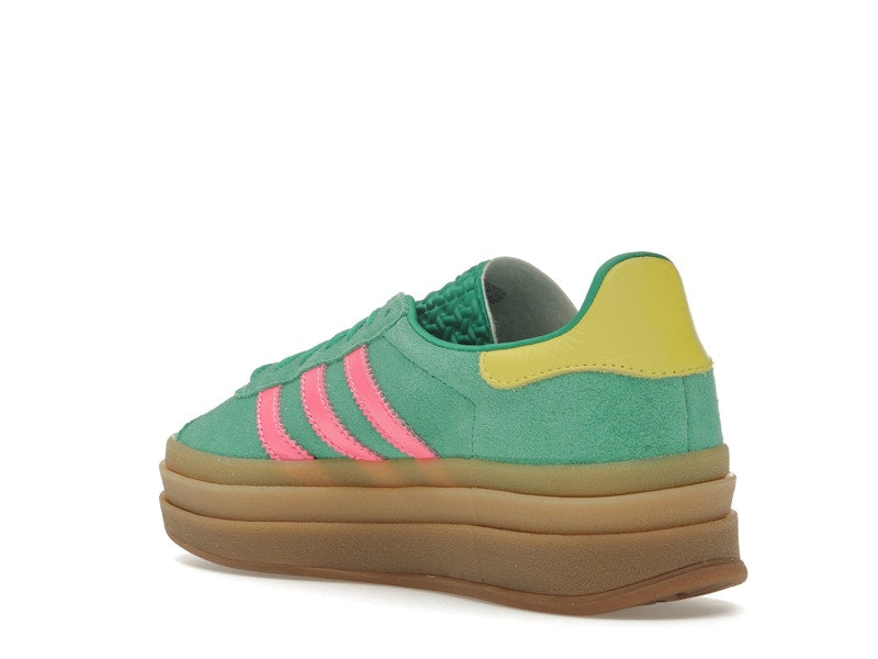 adidas Gazelle Bold Court Green Lucid Pink (Women's)