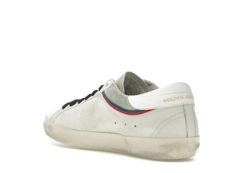 Golden Goose Super Star White Grey Red Blue