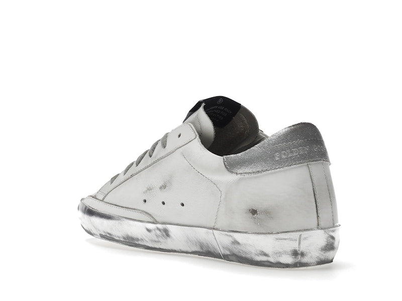 Golden Goose Super-Star White Silver Sparkle (Women's)