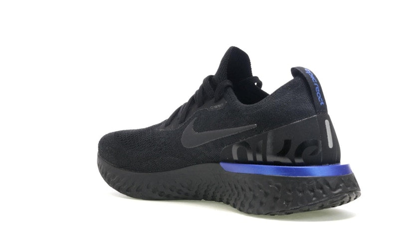 Nike Epic React Flyknit Black Racer Blue (Women's)
