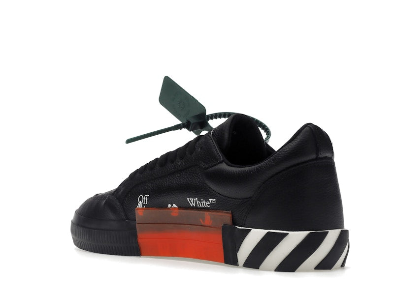 OFF-WHITE Vulc Low Leather Black White SS22