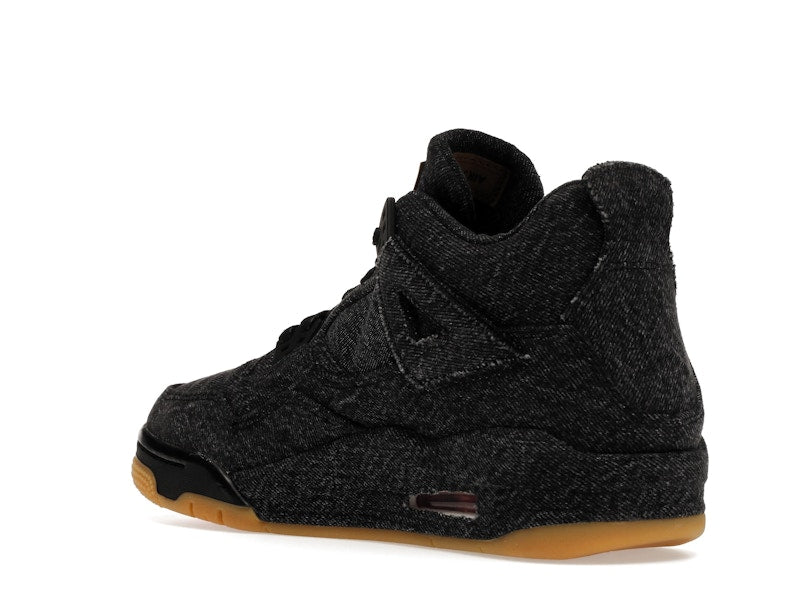 Jordan 4 Retro Levi's Black (GS) (Levi's Tag)