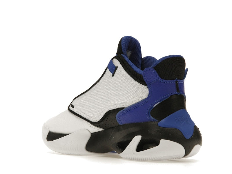 Jordan Max Aura 4 White Black Hyper Royal