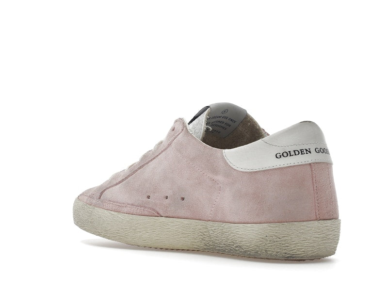 Golden Goose Super Star Pink Suede White