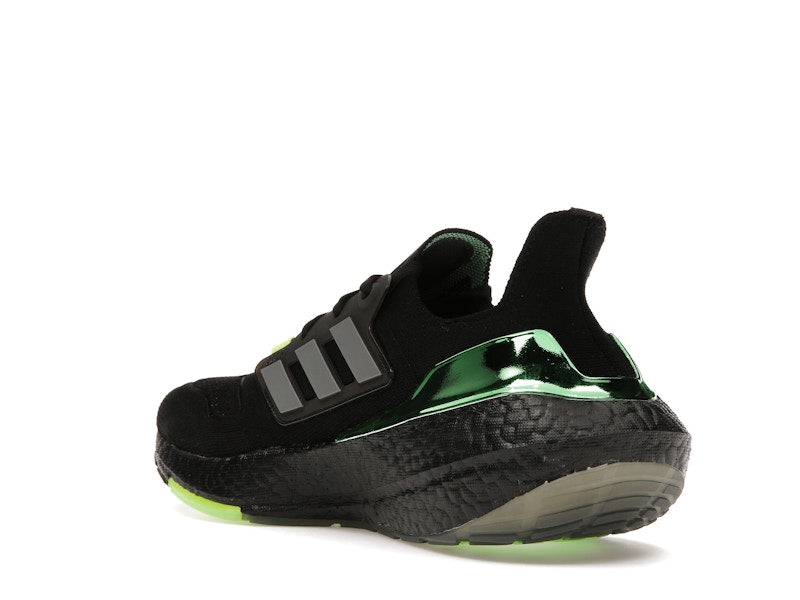 adidas Ultra Boost 22 Black Iron Metallic Beam Green