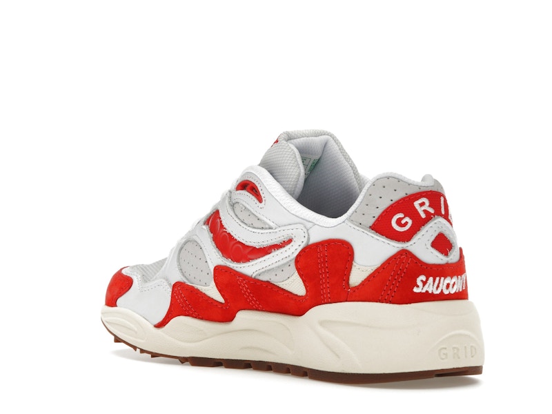 Saucony Grid Shadow 2 Ivy Prep White Red