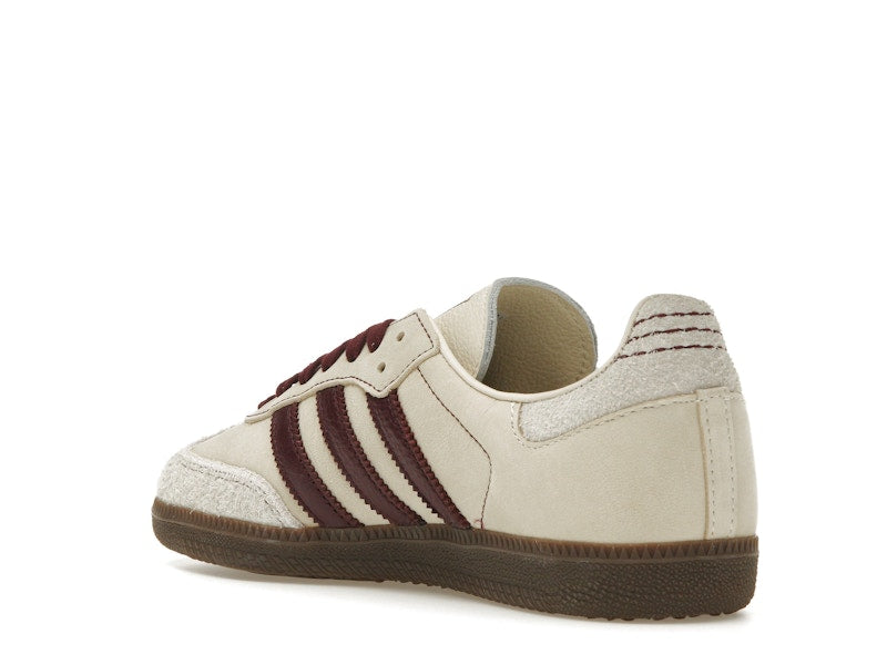 adidas Samba OG Wonder White Maroon (Women's)