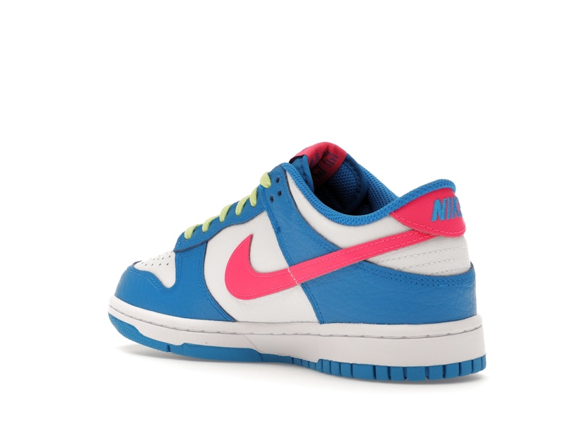 Nike Dunk Low Photo Blue White Light Lemon Twist Hyper Pink (GS)
