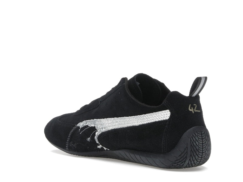 Balenciaga x Puma Speedcat Suede Distressed Black White