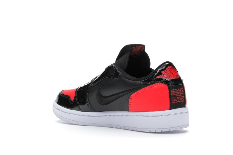 Jordan 1 Low Slip Black Hot Punch (Women's)