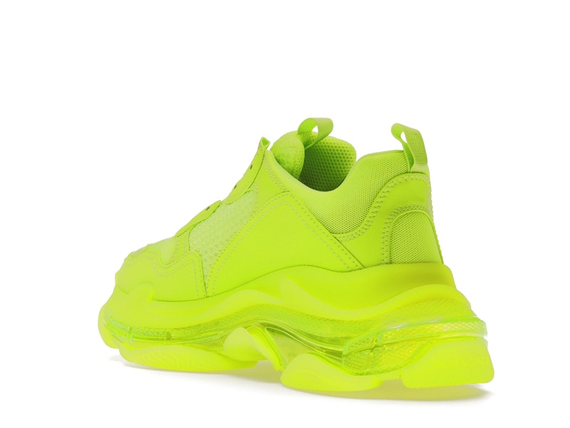 Balenciaga Triple S Clear Sole Fluo Yellow
