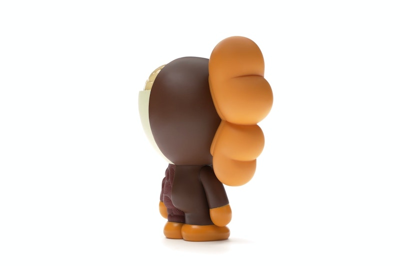 KAWS Bape Dissected Baby Milo Vinyl Figure Brown