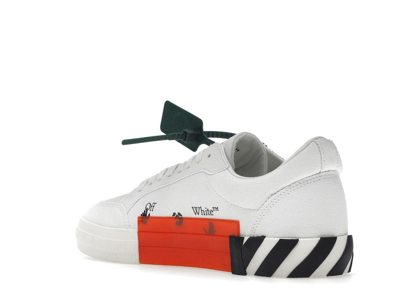 OFF-WHITE Vulc Low Canvas White Red Arrow Black