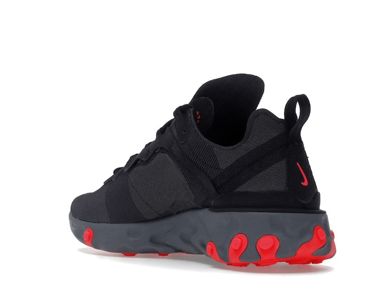 Nike React Element 55 Black Solar Red (Women's)