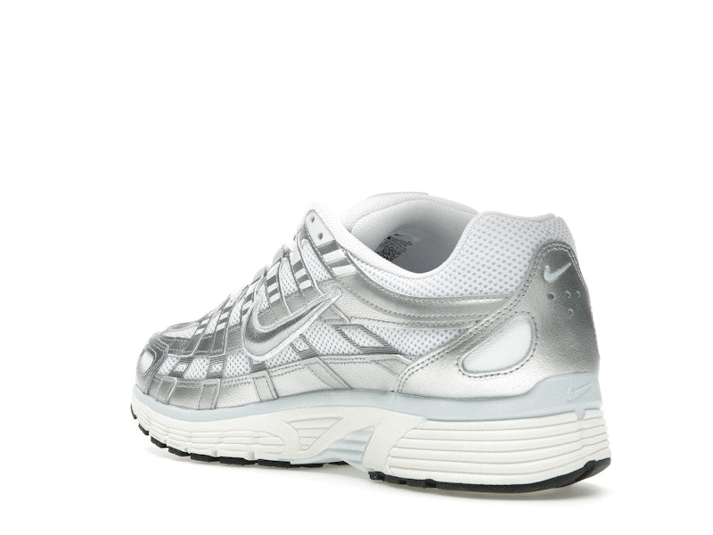 Nike P-6000 White Blue Tint Sail Metallic Silver (Women's)
