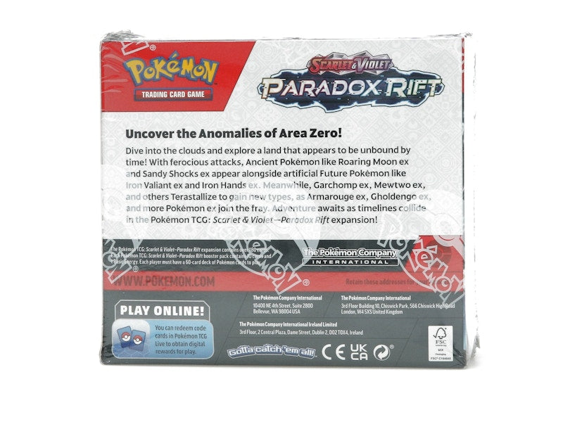 Pokémon TCG Scarlet & Violet Paradox Rift Booster Box