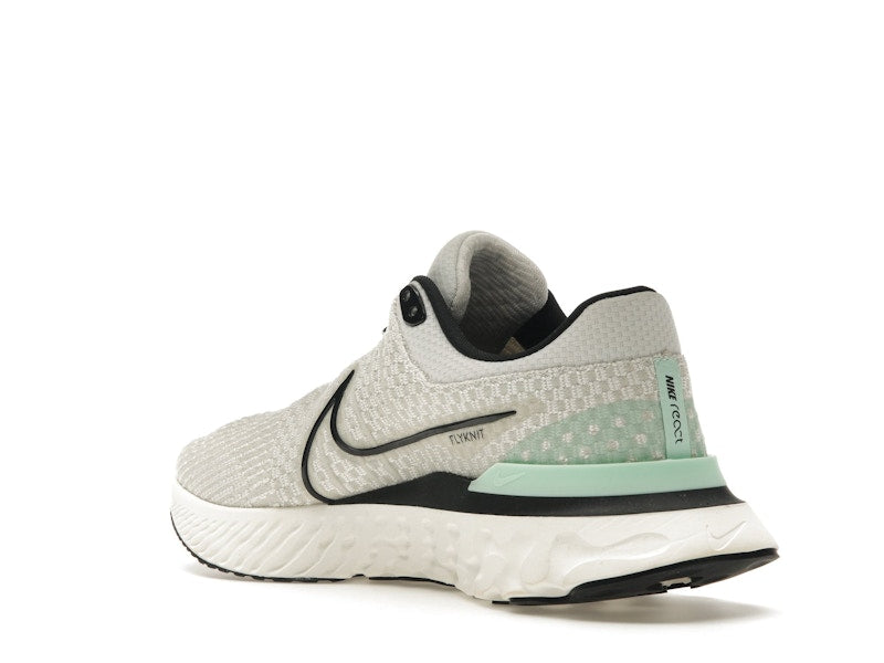 Nike React Infinity Run Flyknit 3 Phantom Black Mint