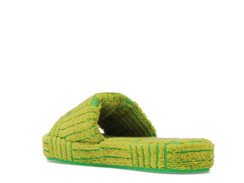 Bottega Veneta Resort Geometric Sandal Parakeet Kiwi