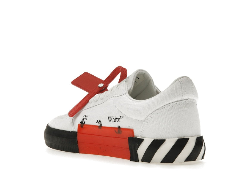 OFF-WHITE Vulcanized Low White Teal Canvas