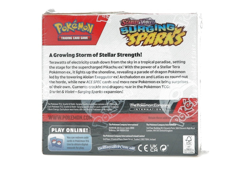 Pokémon Scarlet & Violet Surging Sparks Booster Display Box