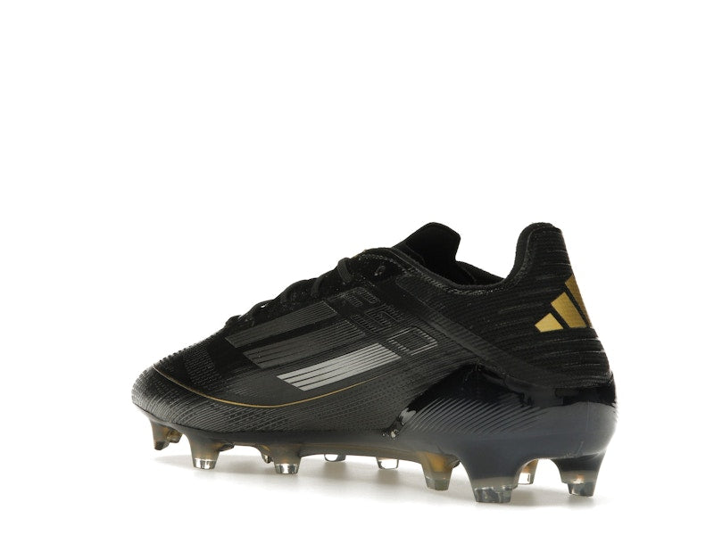 adidas F50 Elite FG Core Black Iron Metallic Gold Metallic