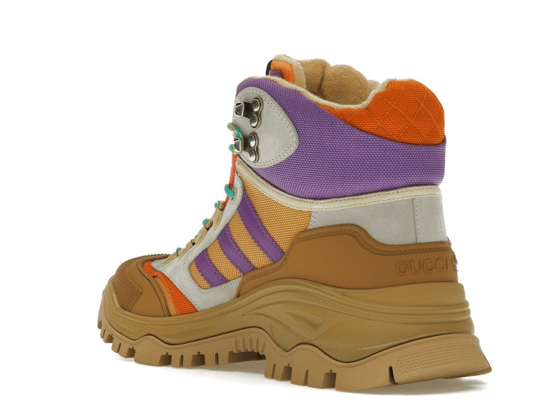 Gucci x Adidas Laced Up Boots Brown Purple (Women's)
