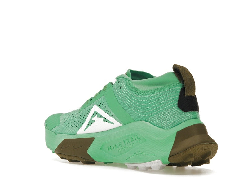 Nike ZoomX Zegama Trail Spring Green Olive Flak Black White
