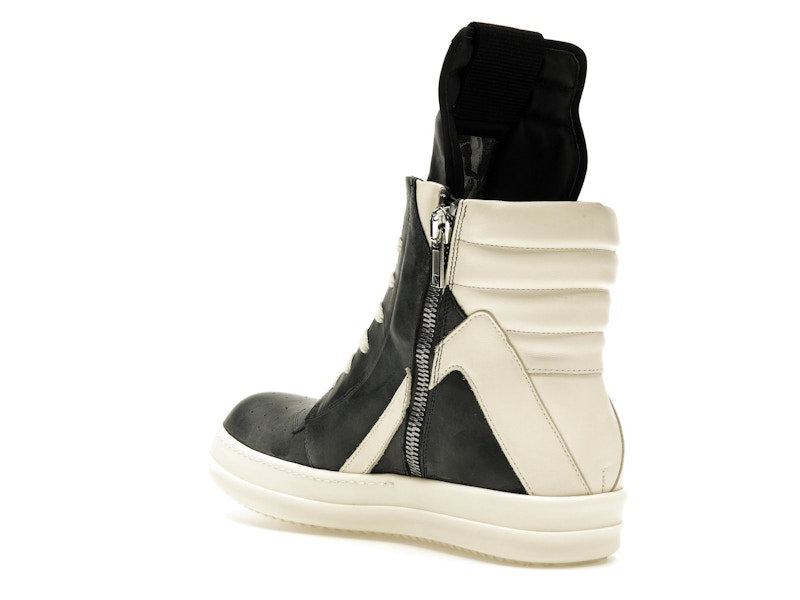 Rick Owens Lido Geobasket Black Milk